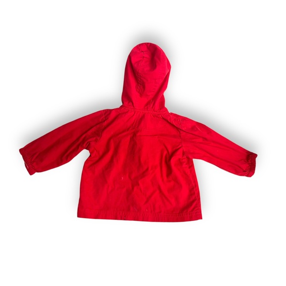 ✨RED ZIP UP RAINCOAT✨ - Picture 3 of 4